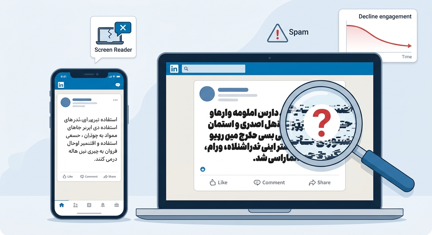 آیا امکان بولد کردن بخشی از متن در لینکدین وجود دارد؟